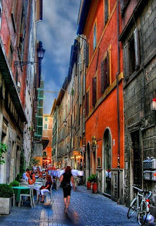 rues de rome, italie