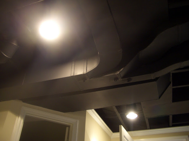 Open Beam Ceiling Lighting Rubber Strapping For Faux Wood
