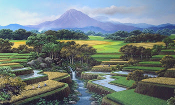 Lukisan Pemandangan Rumah