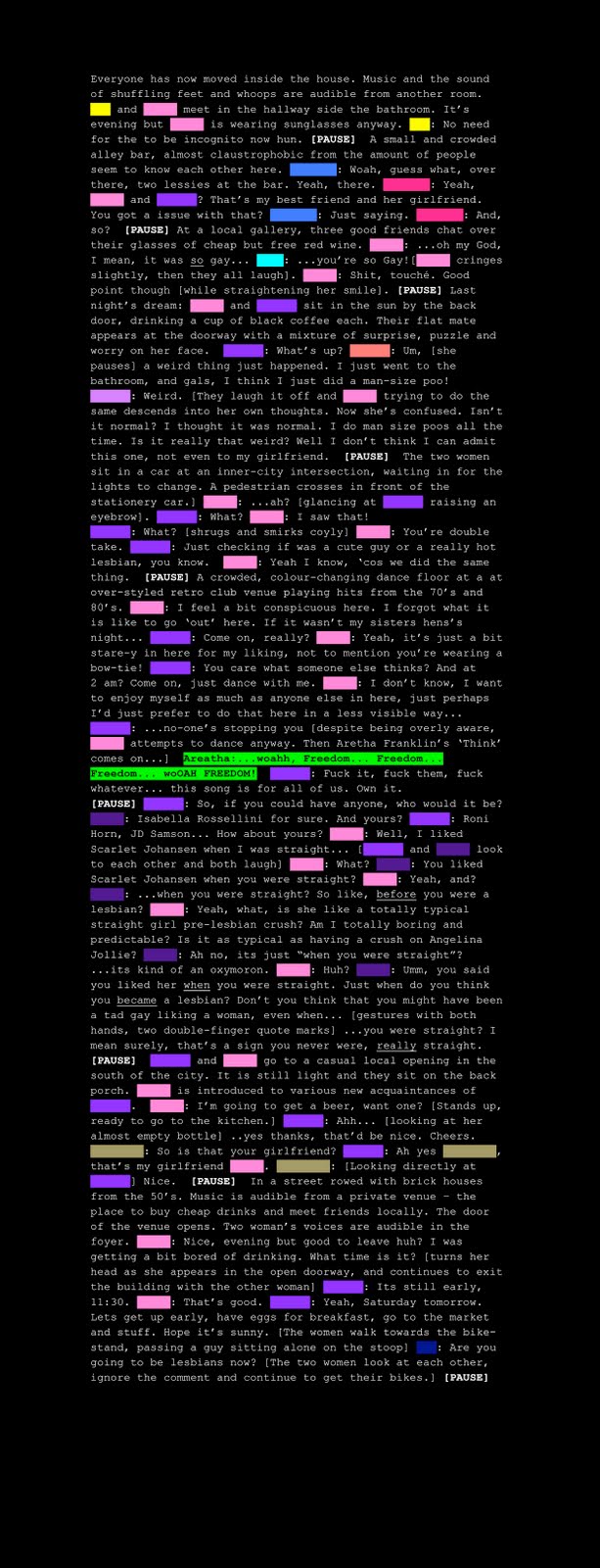 All the Cunning Stunts: Bar Scripts
