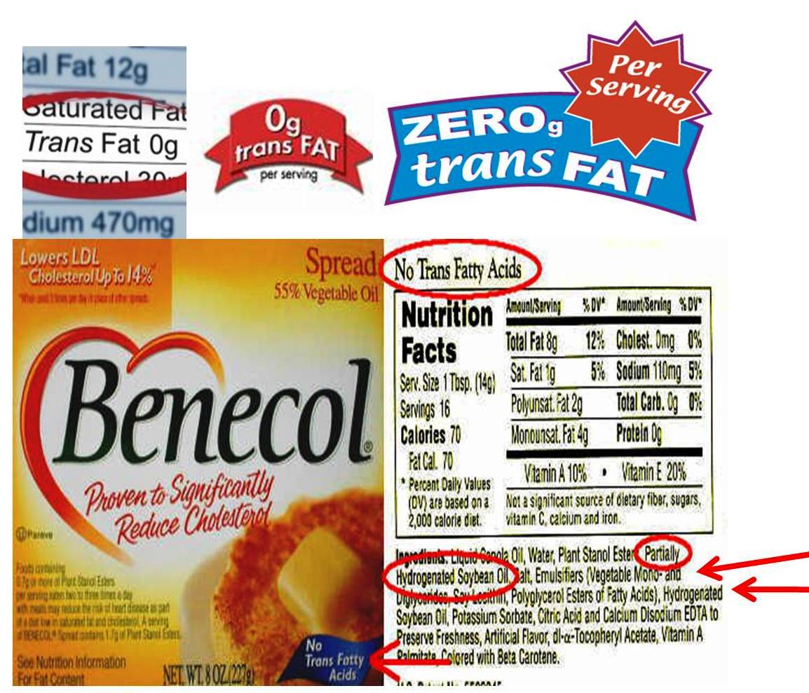 Trans Fat Label 32