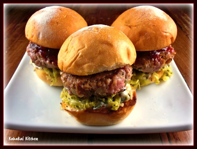 Kahakai Kitchen "Spectacular Side Dish Turkey Sliders" for the