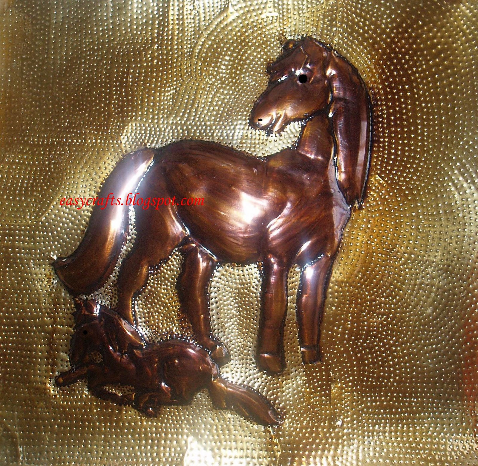 Easy Crafts Explore your creativity Foil Work Embossing