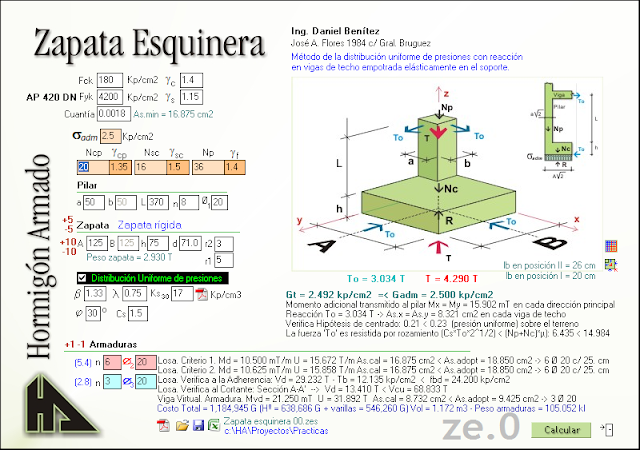 Software para el cálculo de estructuras de Hormigón Armado - HA.efi