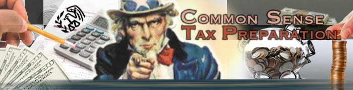 COMMON SENSE TAX PREPARATION