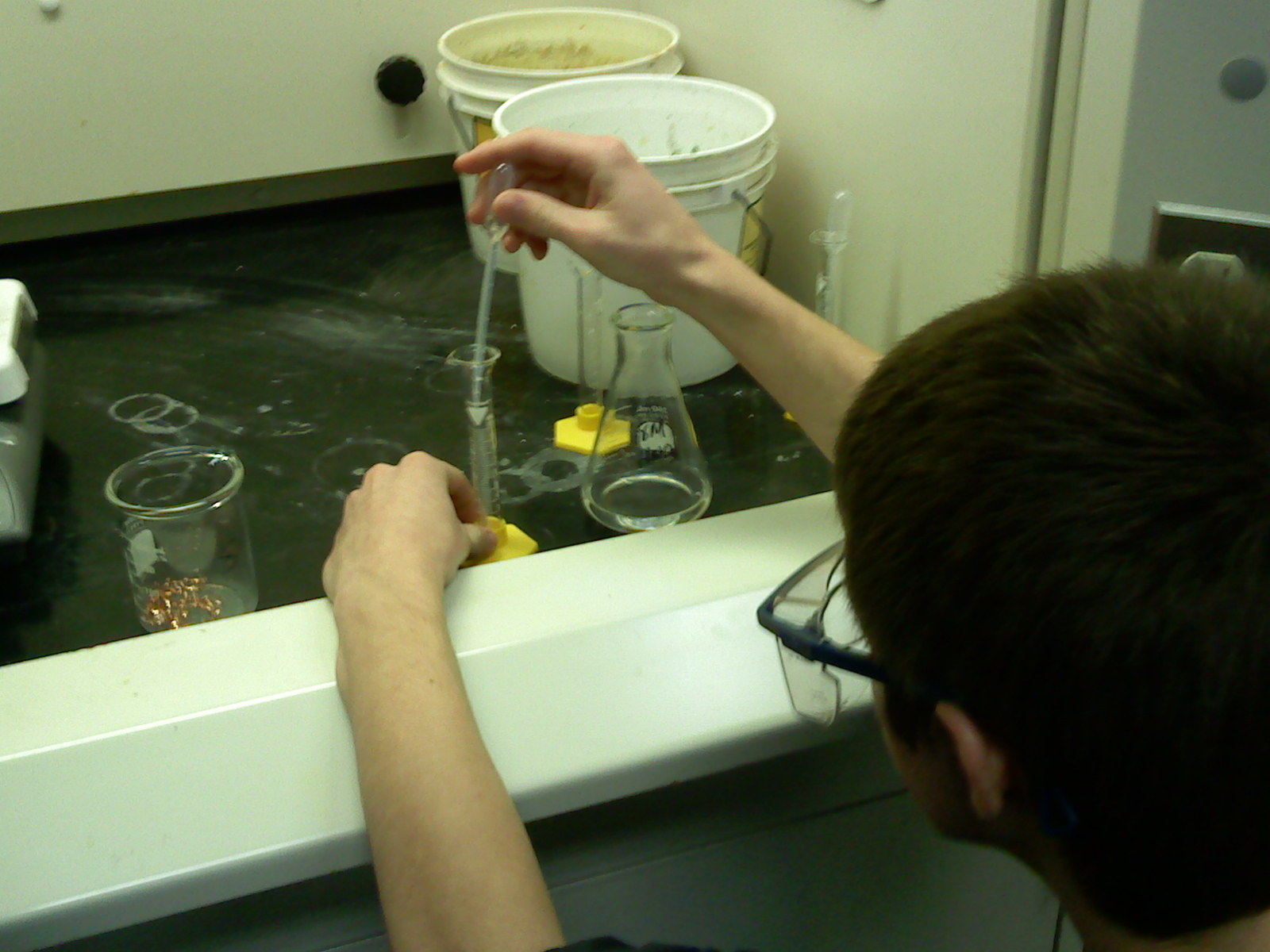 Copper to Copper Lab Part A Cu+ 4HNO3 > 2NO2+2H2O+Cu(NO3)2