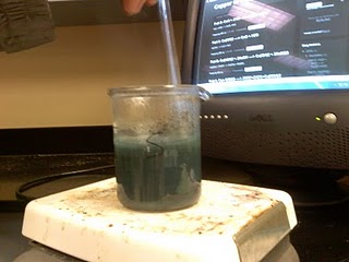 h2o cuo cu copper reaction lab cupric oxide changing into oh