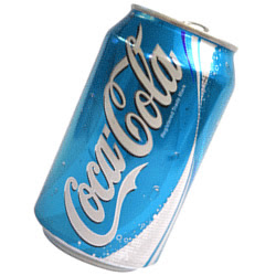 Coca-Cola azul