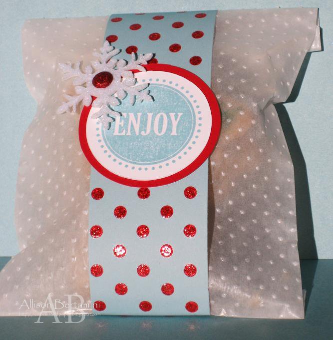 Cookie holiday inspiration bags Embellished Paper: Christmas Cookie Bags