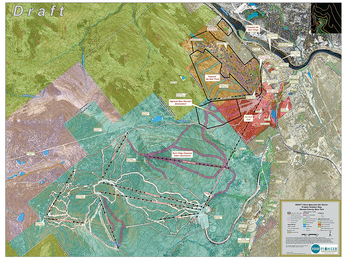 Gore Mountain Trail Map