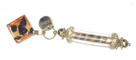 Leapord  tube charm