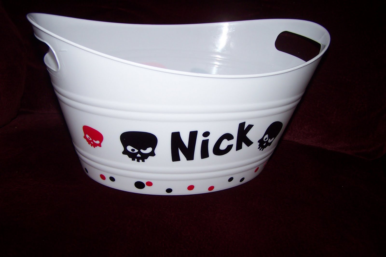 A place to BE HAPPY!... Plastic Tubs