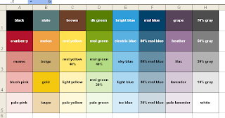Change Excel color palette ~ Developer Log