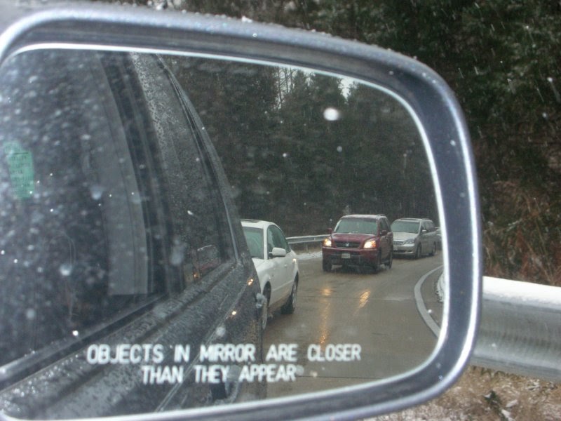 The Reason Why Objects in a Car's Side-View Mirror Are Closer Than