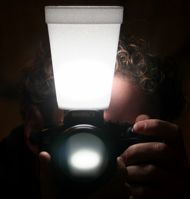 How to make a flash diffuser and reflector from your existing built in