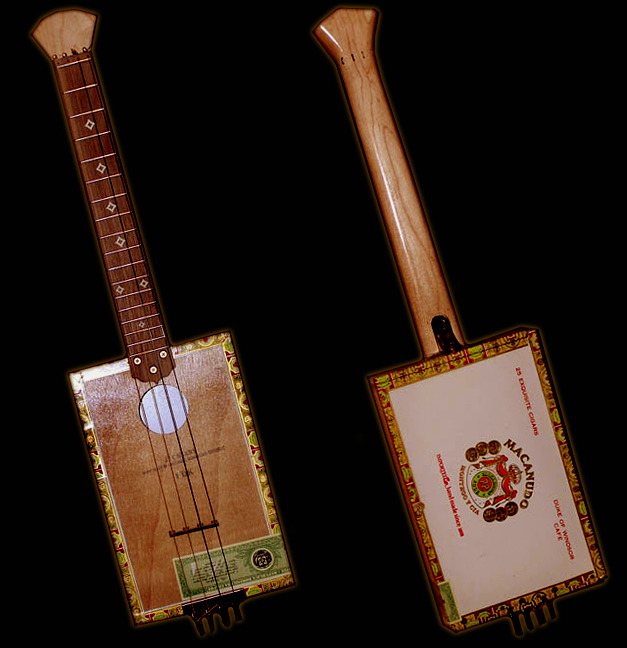 Papa's Boxes Baritone Cigar Box Ukulele
