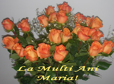 La multi ani draga MARIA / Joyeux anniversaire chère MARIA