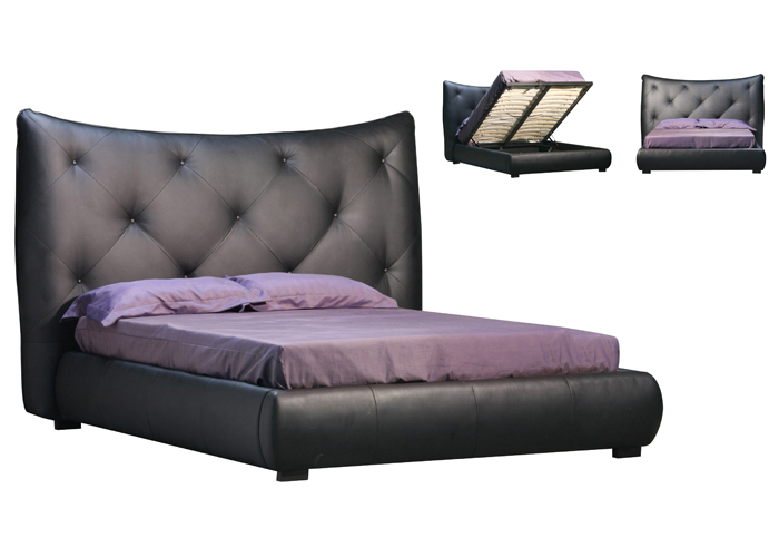 Space Inspirers Leather Beds Great for extra storage!