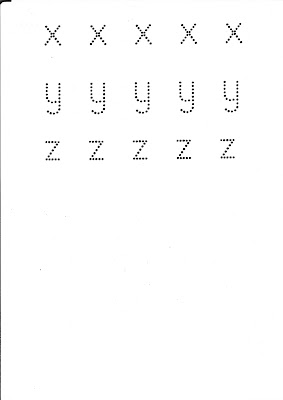 Kids alphabet writing