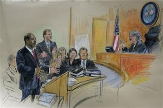 (Courtroom sketch by AP Photo/Dana Verkouteren - reprinted without permission)