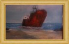 Barco encallado .