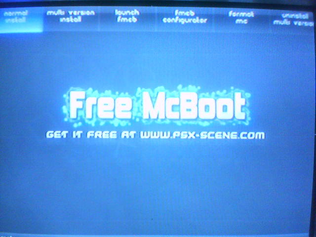 install free mcboot from usb drive