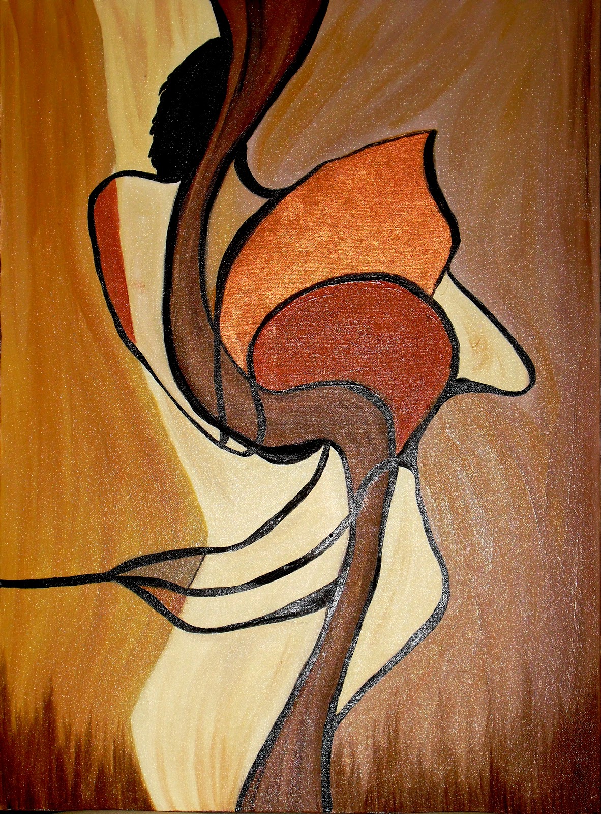 Oranda Azul: Silueta