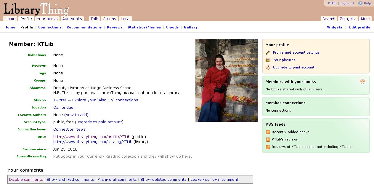 23 Things Cambridge: Thing 15 - Create a library or personal ...