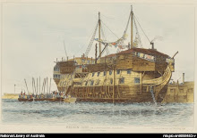 Prison Ship York at Portsmouth Harbour, ca.1829,