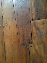 Plank floor at the Commandery