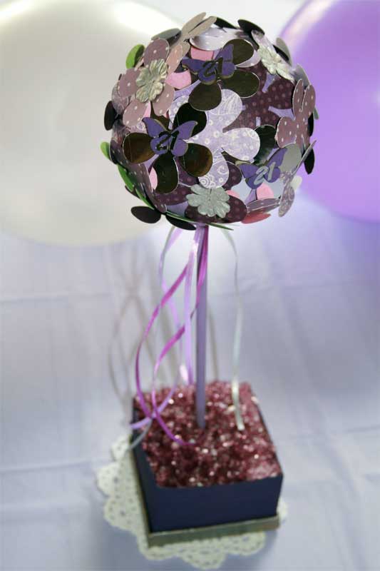 My Life As I Know It Tutorial Topiary tree table decoration