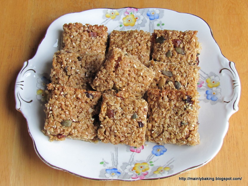 Mainly Baking: Flapjacks with Apricots and Sultanas