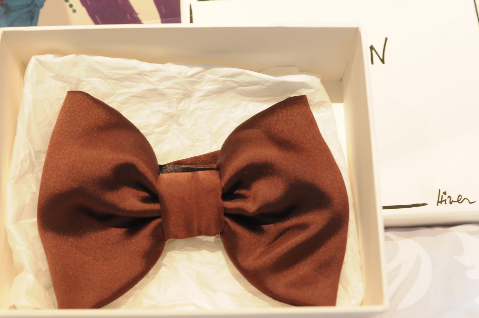 From Notte a Dia Bow Ties are for girls silly boy