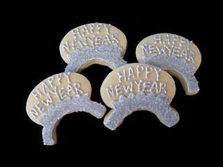 New Year's Eve Tiara cookies