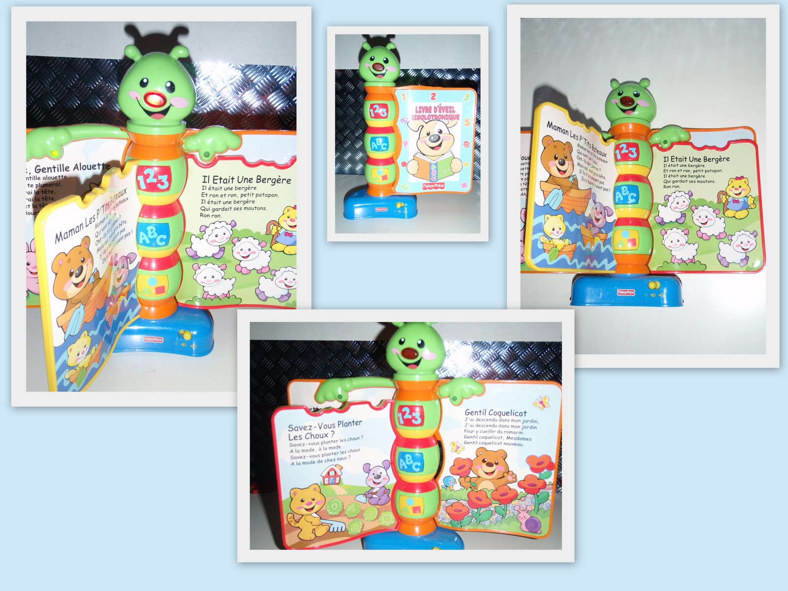 Le Grenier de Poussin: LIVRE MUSICAL �?? FISHER PRICE - TBE - 10�?�