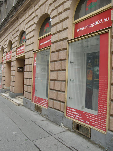 Budapest, Erzsébetváros, Piros Pont, MSZP, iroda, István utca, Piros Pont