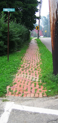 Brick Sidewalk Pattern, Mentor's Circle, University of Delaware