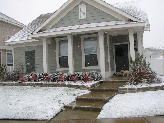 Our House During a Texas Snow Storm!