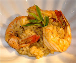 Shiitake Mushroom Risotto with Shrimp