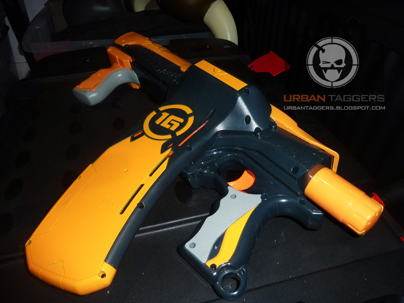 Urban Taggers. Review Nerf Dart Tag Quick 16 we got one)