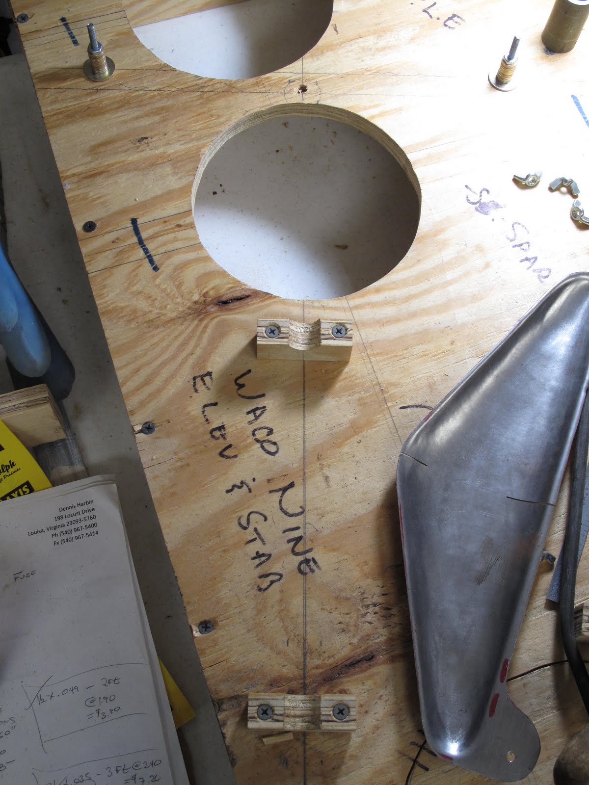 WACO NINE Rebirth Fitting Control Horns To Tubes