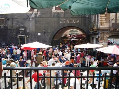 Mercado de abastos siciliano.copyright El Club de la Cazuela- F.Salido