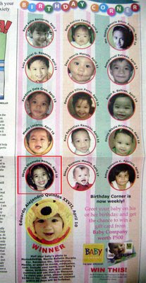 Manila Bulletin Birthday Corner