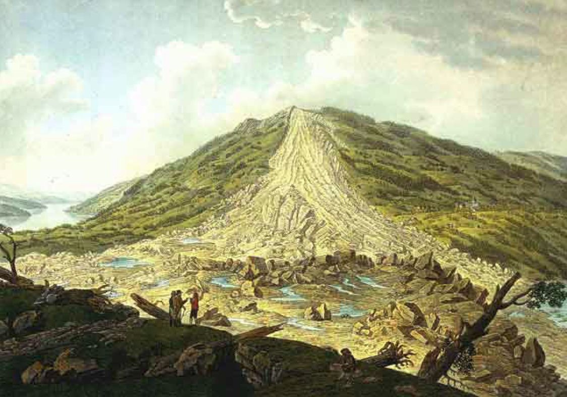 History of Geology: 2 September, 1806: The landslide of Goldau