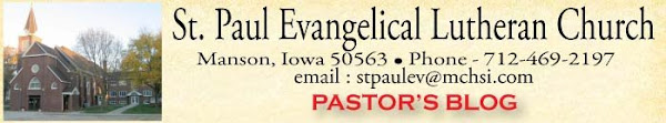 St. Paul Pastor's Page
