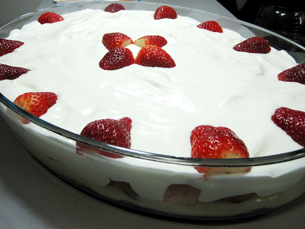 Chefe Perozin Torta de Morango