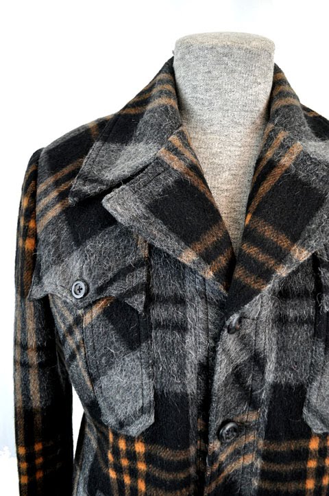 goodbye heart vintage: Vintage Plaid Winter Coat