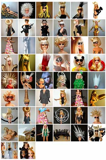 The Lady Gaga Barbie Dolls are unfortunately not for sale, 