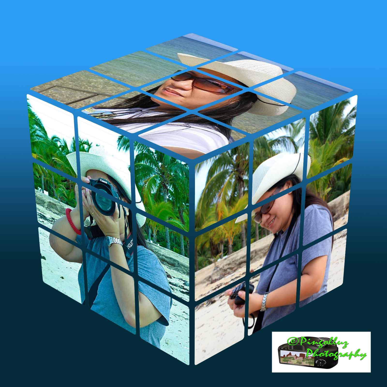 rubik's cube picture frame