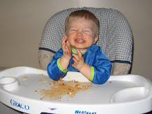 Luke Enjoying His Spaghetti Dinner